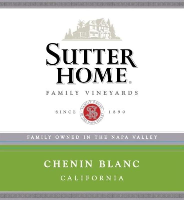 Sutter Home Chenin Blanc 2007 Front Label