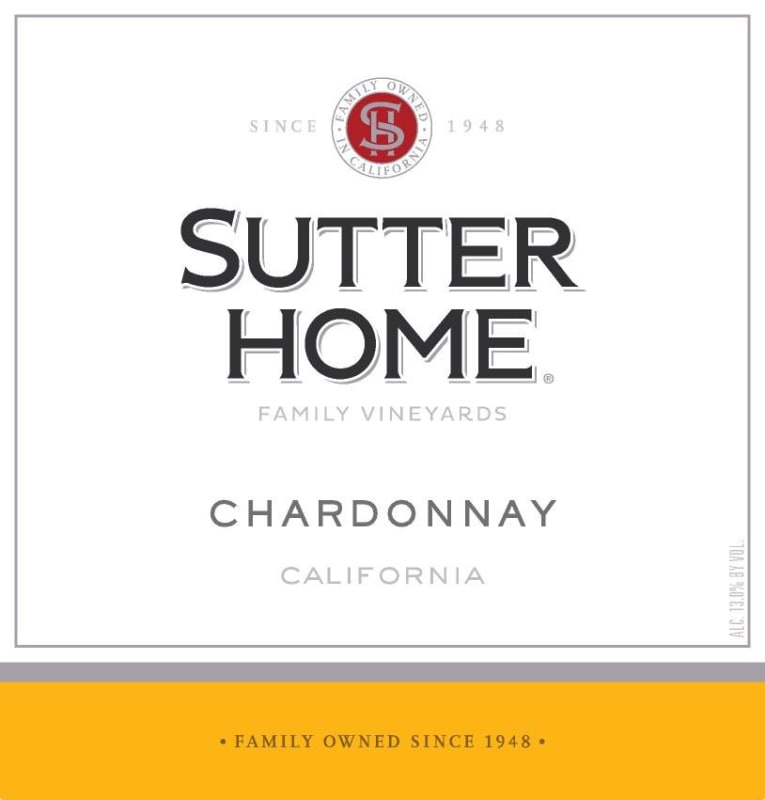 Sutter Home Chardonnay 2009 Front Label