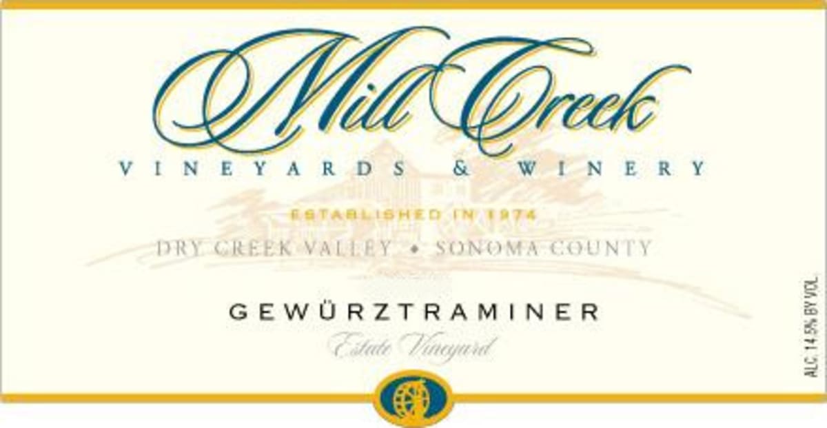 Mill Creek Gewurztraminer 2010 Front Label