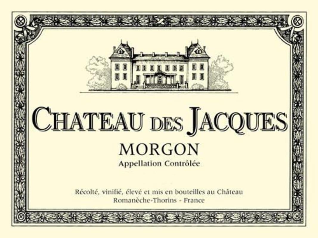 Chateau des Jacques Morgon 2009 Front Label