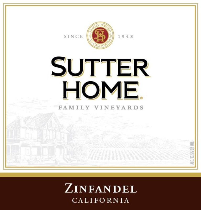 Sutter Home Zinfandel 2009 Front Label