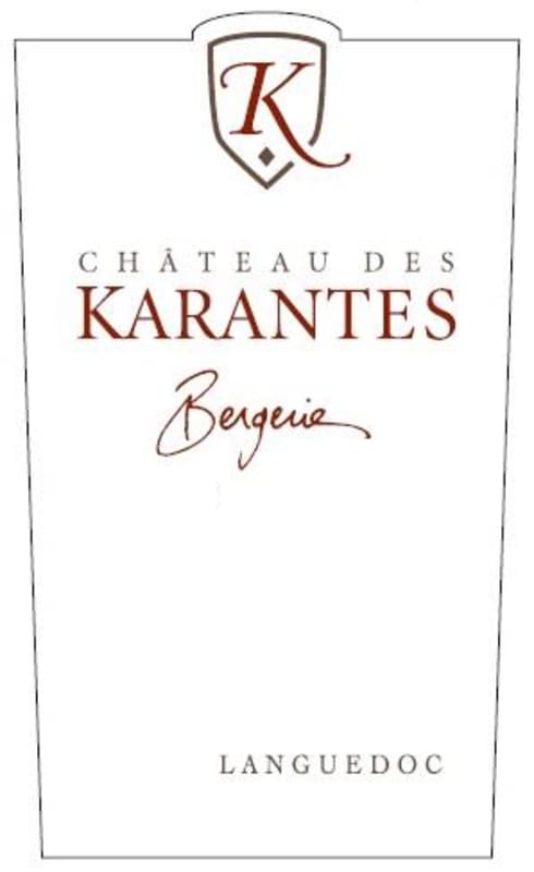 Chateau des Karantes La Clape Bergerie Blanc 2013 Front Label