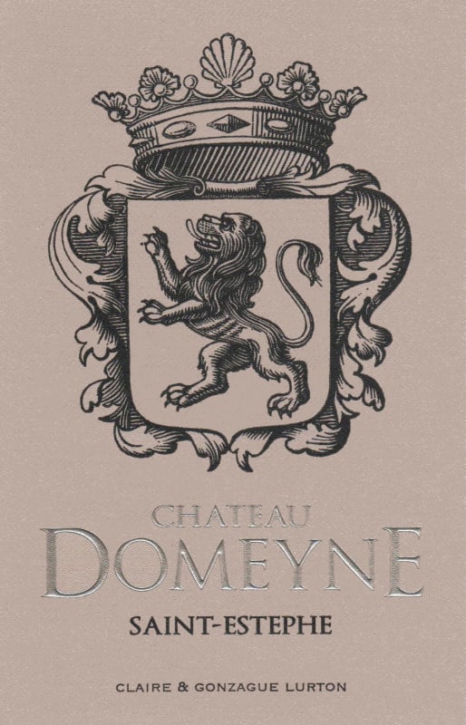 Chateau Domeyne Saint-Estephe 2015 Front Label