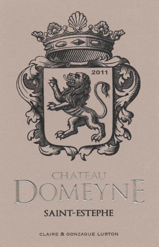 Chateau Domeyne Saint-Estephe 2011 Front Label