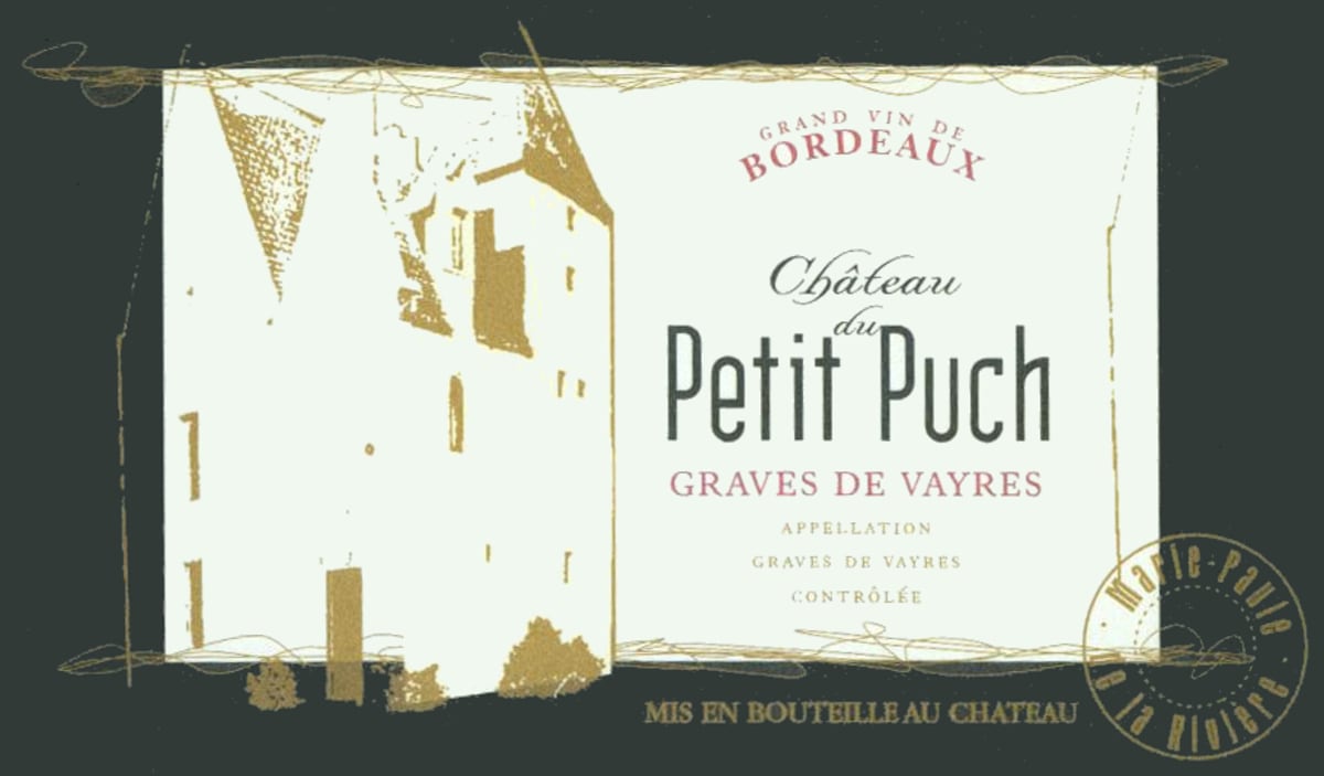 Chateau du Petit Puch Graves de Vayres 2006 Front Label