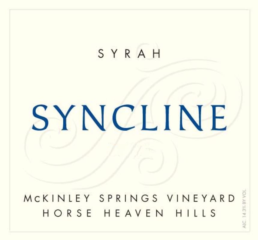 Syncline McKinley Springs Vineyard Syrah 2009 Front Label