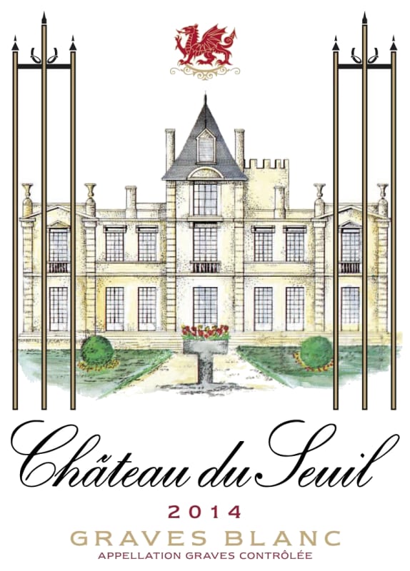 Chateau du Seuil Graves Blanc 2014 Front Label