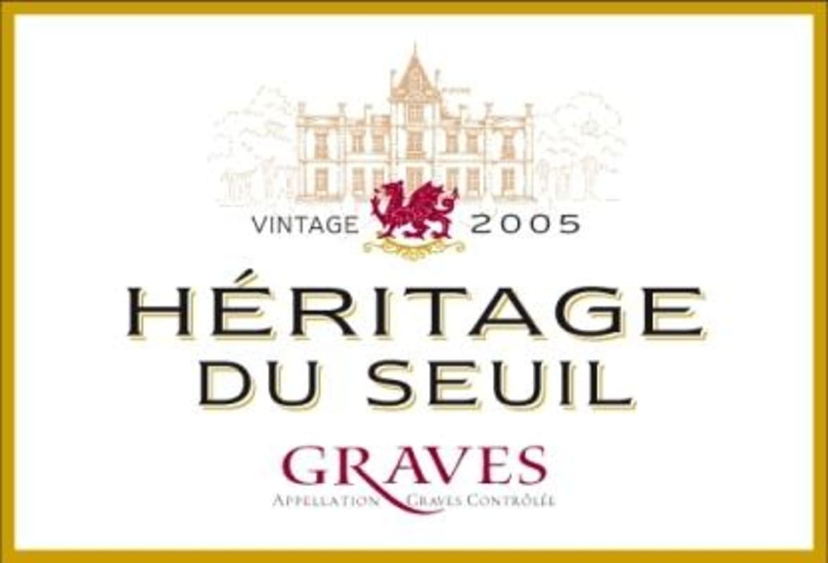 Chateau du Seuil Heritage du Seuil 2005 Front Label