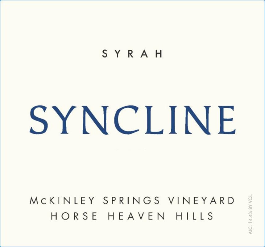 Syncline McKinley Springs Vineyard Syrah 2013 Front Label