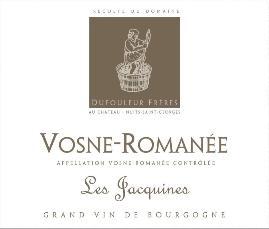 Chateau Dufouleur Freres Vosne-Romanee Les Jacquines 2013 Front Label