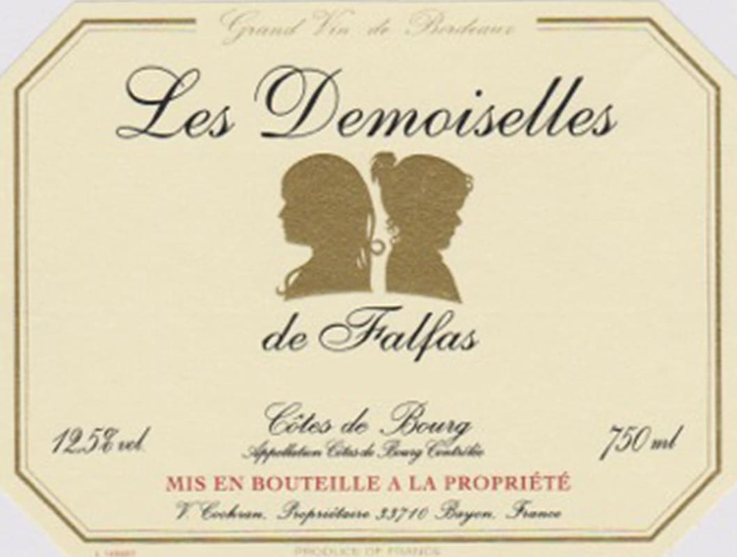 Chateau Falfas Les Demoiselles de Falfas 2014 Front Label