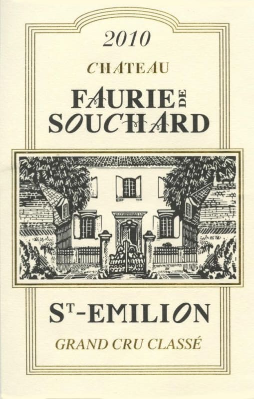 Chateau Faurie de Souchard 2010 Front Label