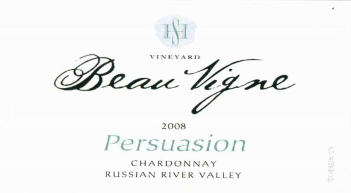 Beau Vigne Persuasion Chardonnay 2008 Front Label