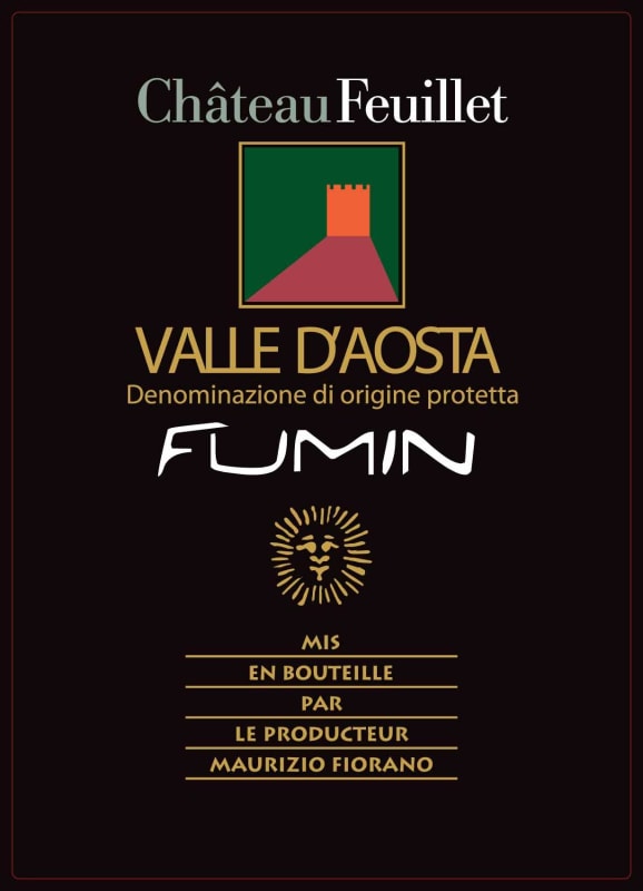 Chateau Feuillet Valle d'Aosta Fumin 2012 Front Label