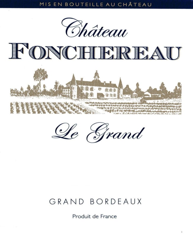 Chateau Fonchereau Le Grand 2007 Front Label
