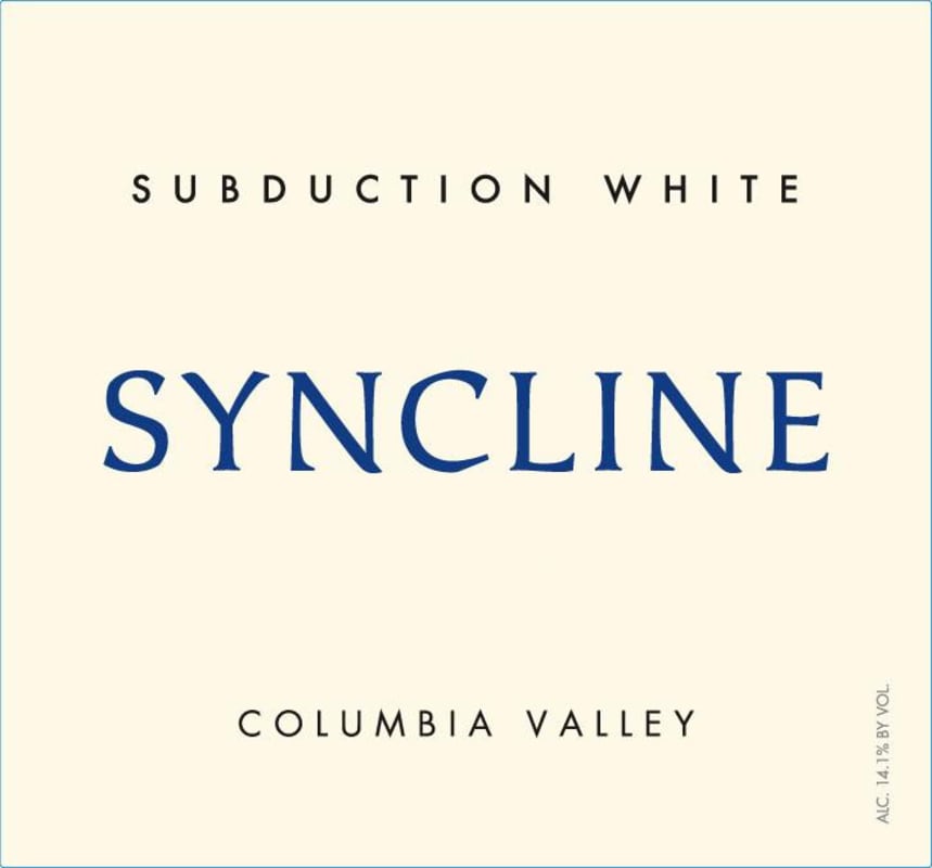 Syncline Subduction White 2011 Front Label