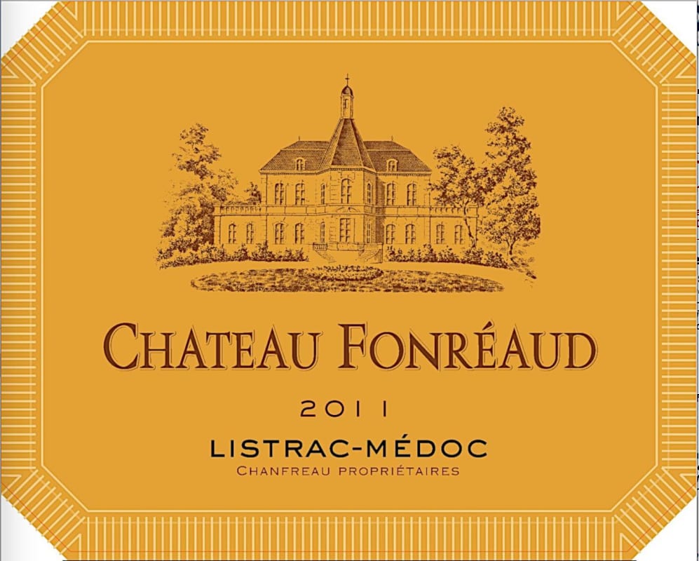 Chateau Fonreaud Listrac-Medoc 2011 Front Label