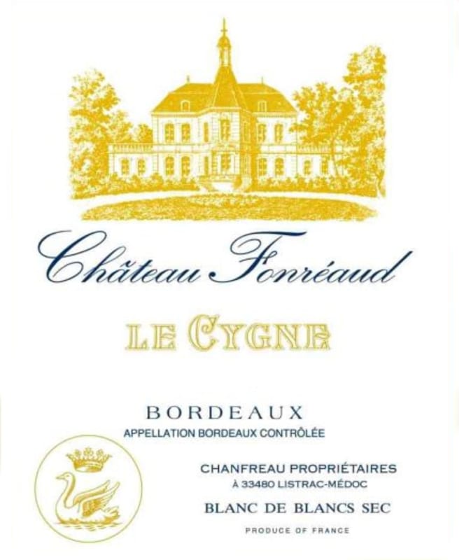 Chateau Fonreaud Le Cygne 2013 Front Label