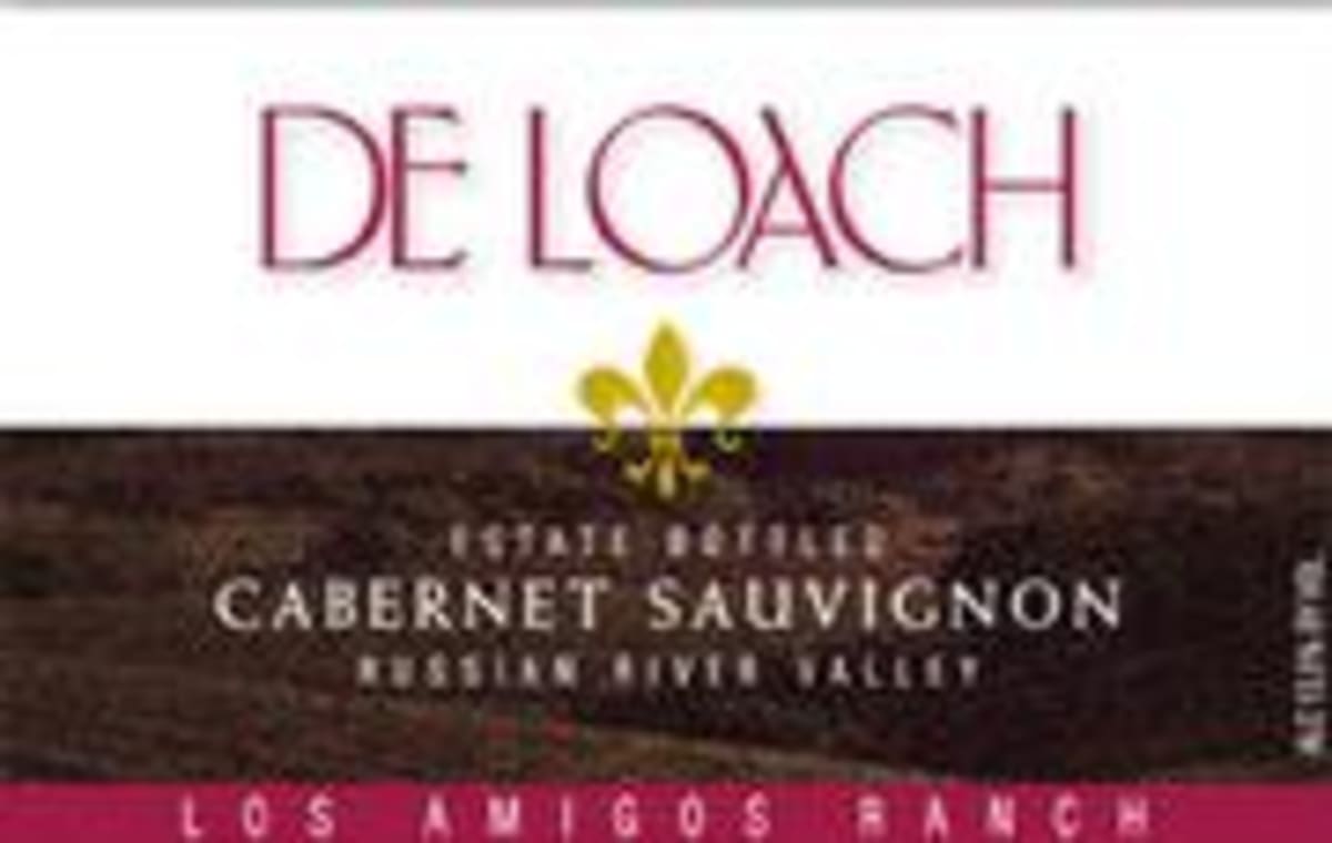 DeLoach Los Amigos Cabernet Sauvignon 1998 Front Label