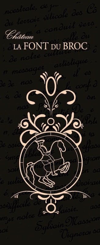 Chateau Font du Broc Cotes de Provence Blanc 2013 Front Label