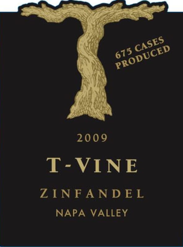 T-Vine Cellars Zinfandel 2009 Front Label