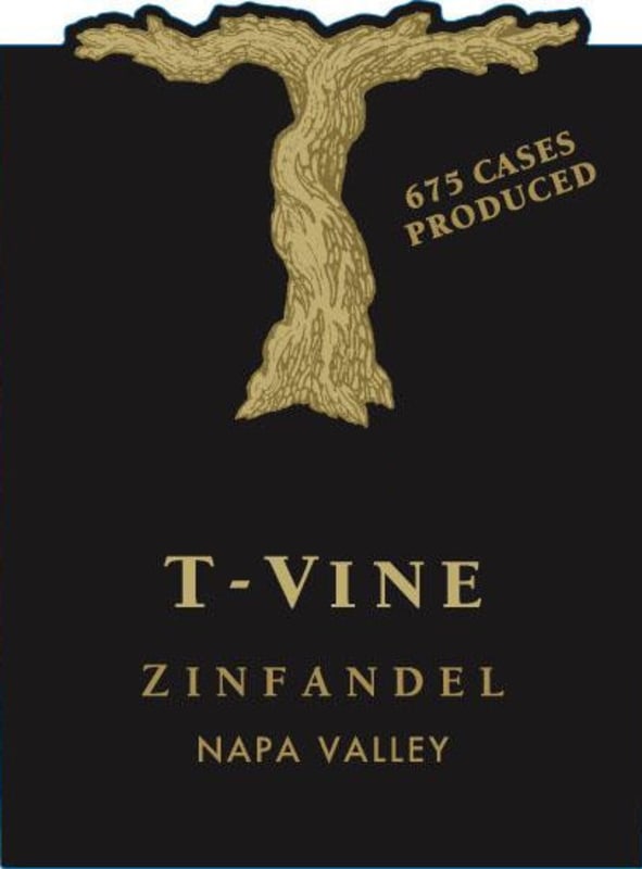 T-Vine Cellars Zinfandel 2010 Front Label