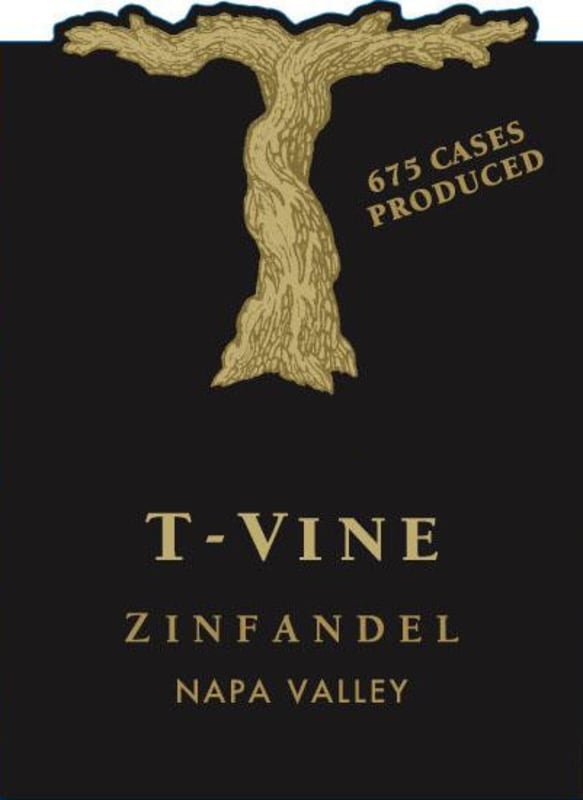 T-Vine Cellars Zinfandel 2012 Front Label