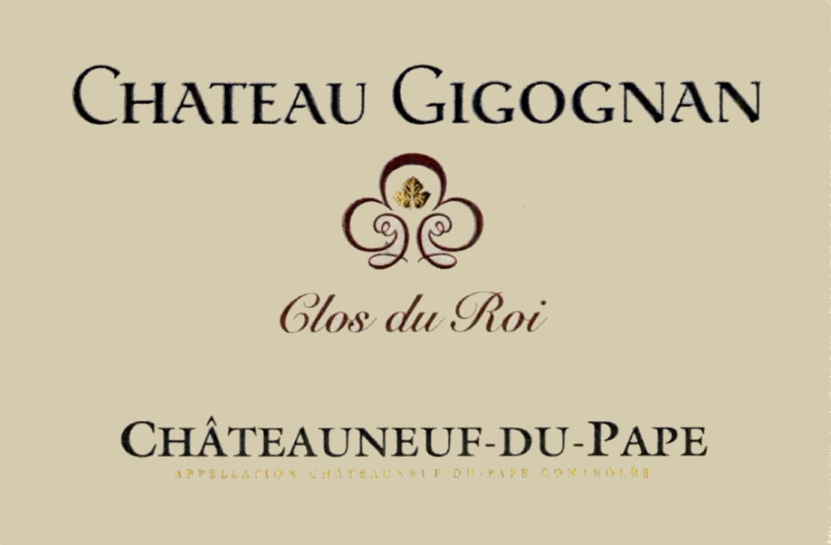 Chateau Gigognan Chateauneuf-du-Pape Clos du Roi 2004 Front Label