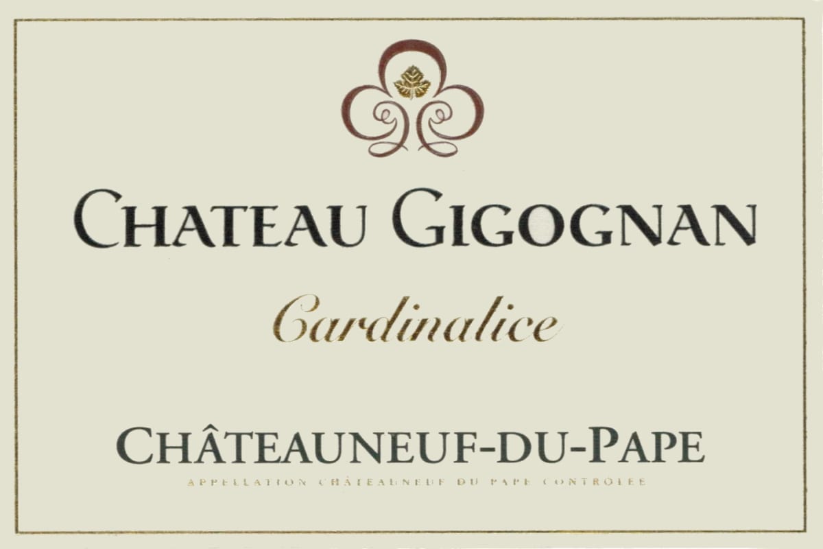 Chateau Gigognan Chateauneuf-du-Pape Cardinalice Cuvee 2010 Front Label