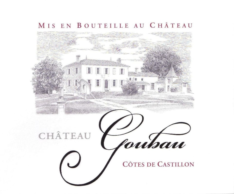 Chateau Goubau Cotes de Castillon 2008 Front Label
