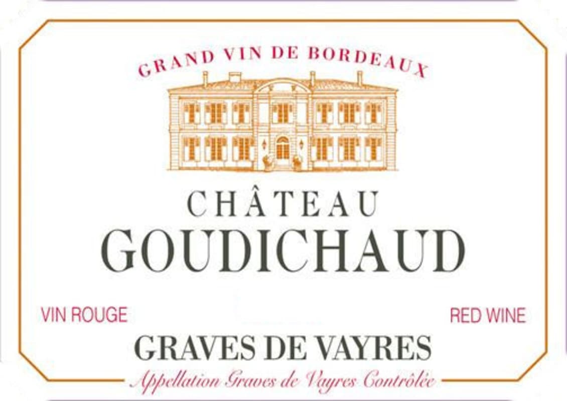 Chateau Goudichaud Graves de Vayres 2011 Front Label