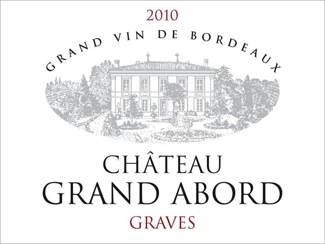Chateau Grand Abord Graves 2010 Front Label