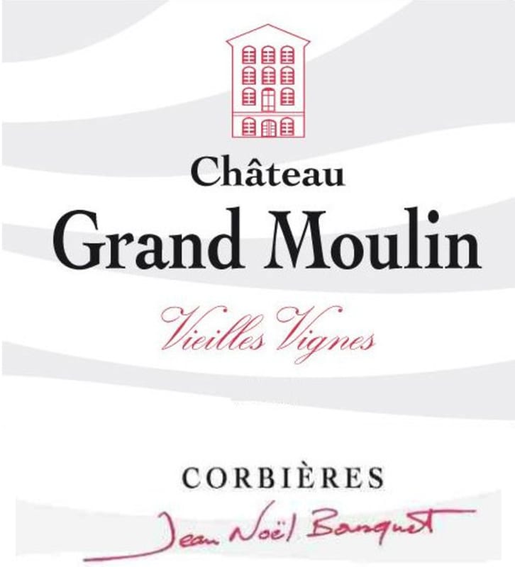 Chateau du Grand Moulin Corbieres Vieilles Vignes 2013 Front Label