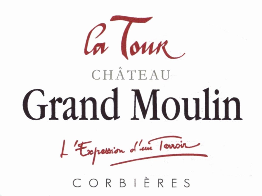 Chateau du Grand Moulin Corbieres La Tour L'expression d'un Terroir Blanc 2014 Front Label