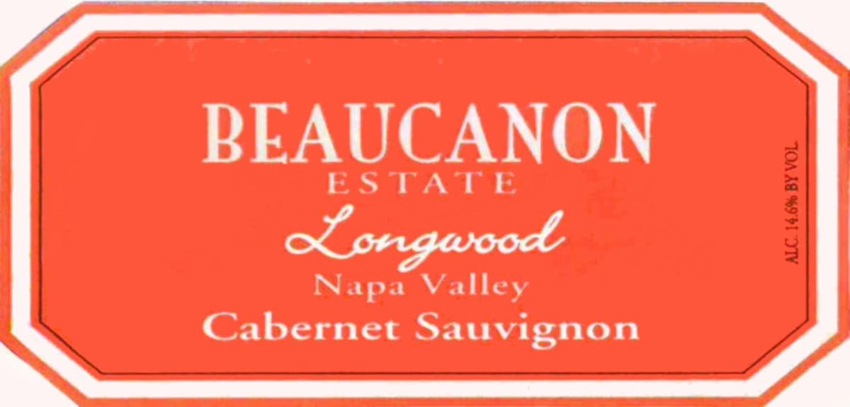 Beaucanon Longwood Ranch Vineyard Cabernet Sauvignon 2010 Front Label