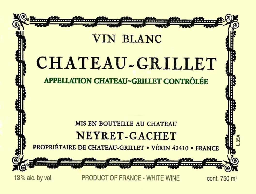 Chateau Grillet 2008 Front Label