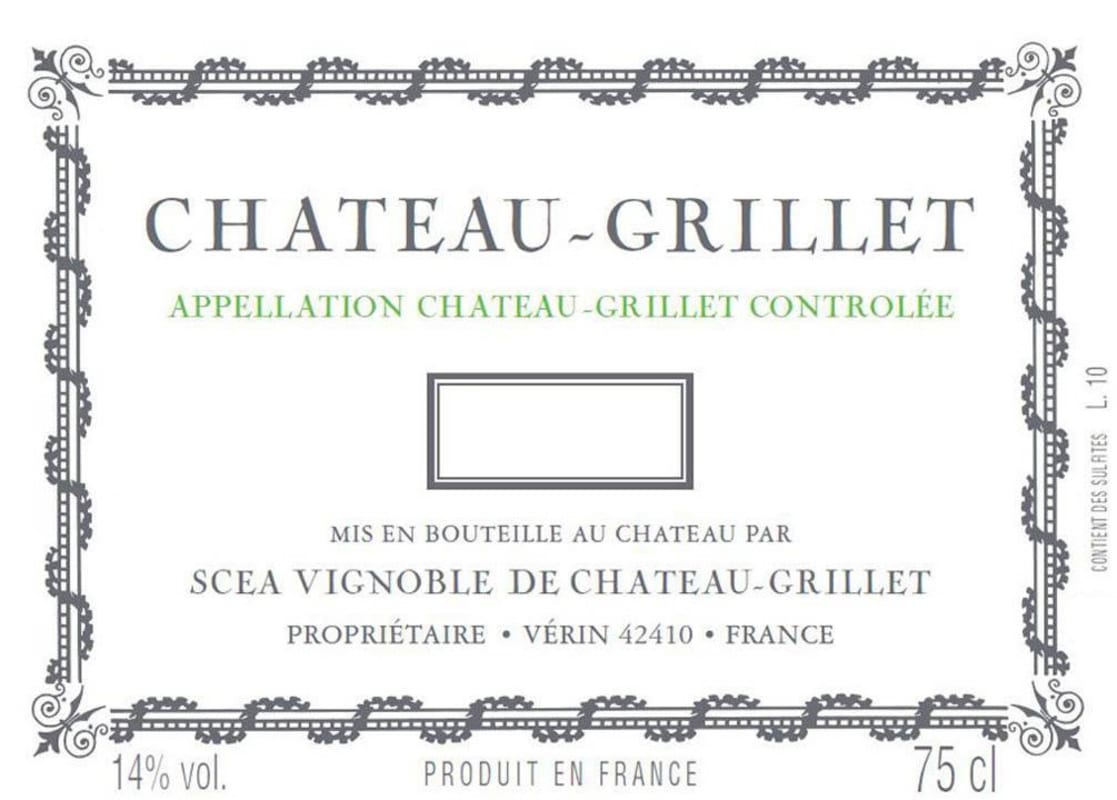 Chateau Grillet 2012 Front Label