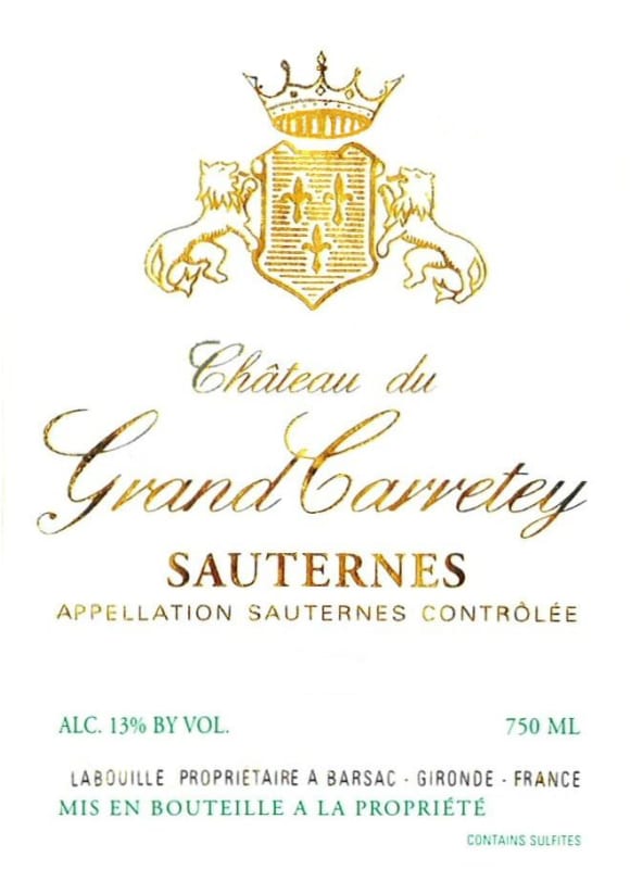 Chateau Haut Guillebot Chateau du Grand Carretey 2010 Front Label