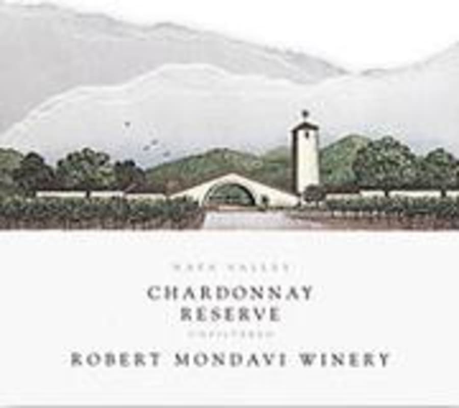 Robert Mondavi Reserve Chardonnay 1998 Front Label