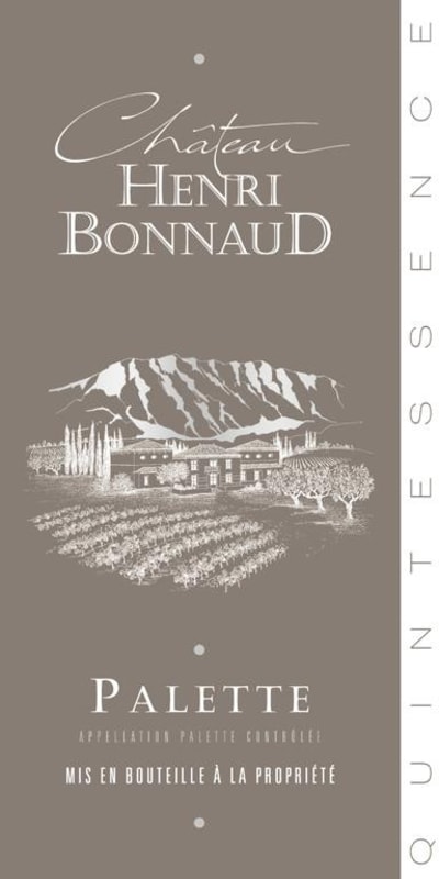 Chateau Henri Bonnaud Palette Quintessence Rouge 2014 Front Label