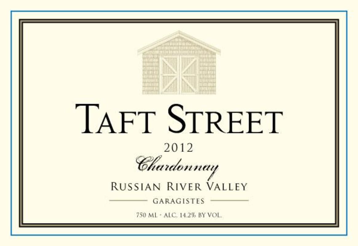 Taft Street Garagiste Chardonnay 2012 Front Label