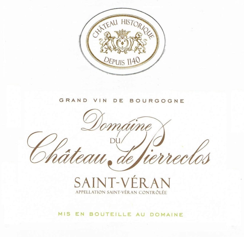 Chateau de Pierreclos Saint-Veran 2013 Front Label