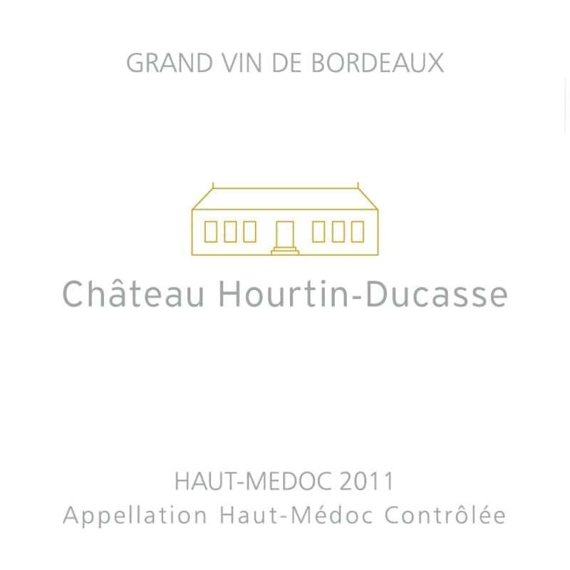 Chateau Hourtin-Ducasse Haut-Medoc 2011 Front Label