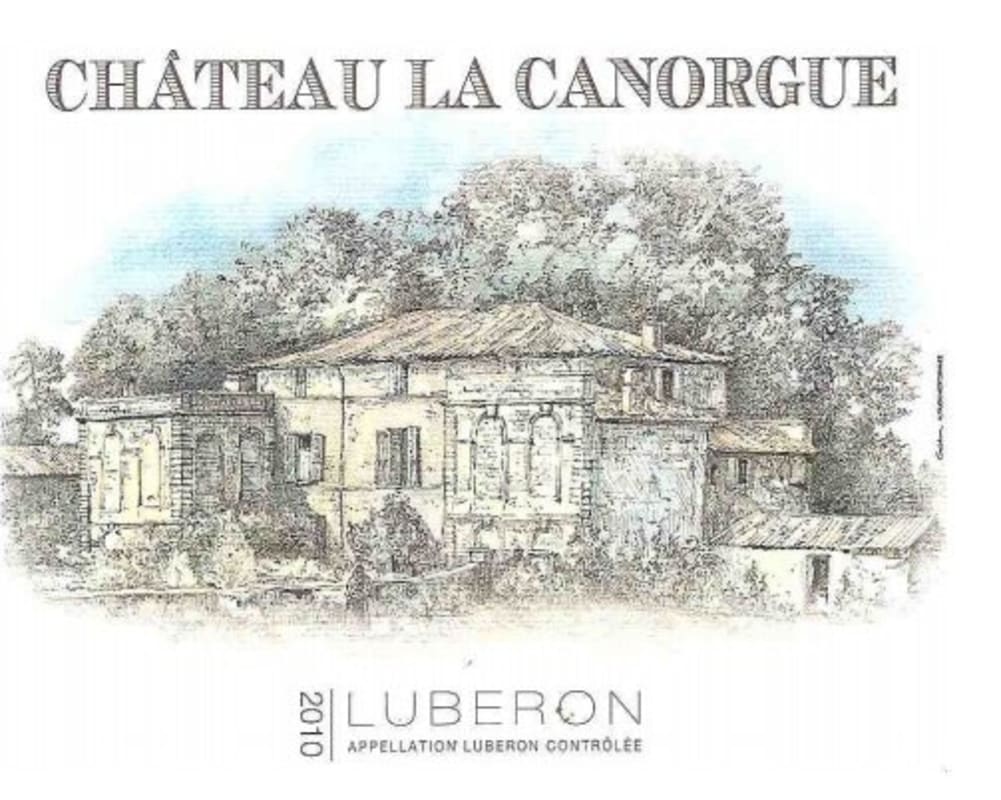 Chateau La Canorgue Luberon Rouge 2010 Front Label