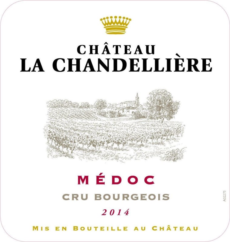 Chateau la Chandelliere Medoc 2014 Front Label