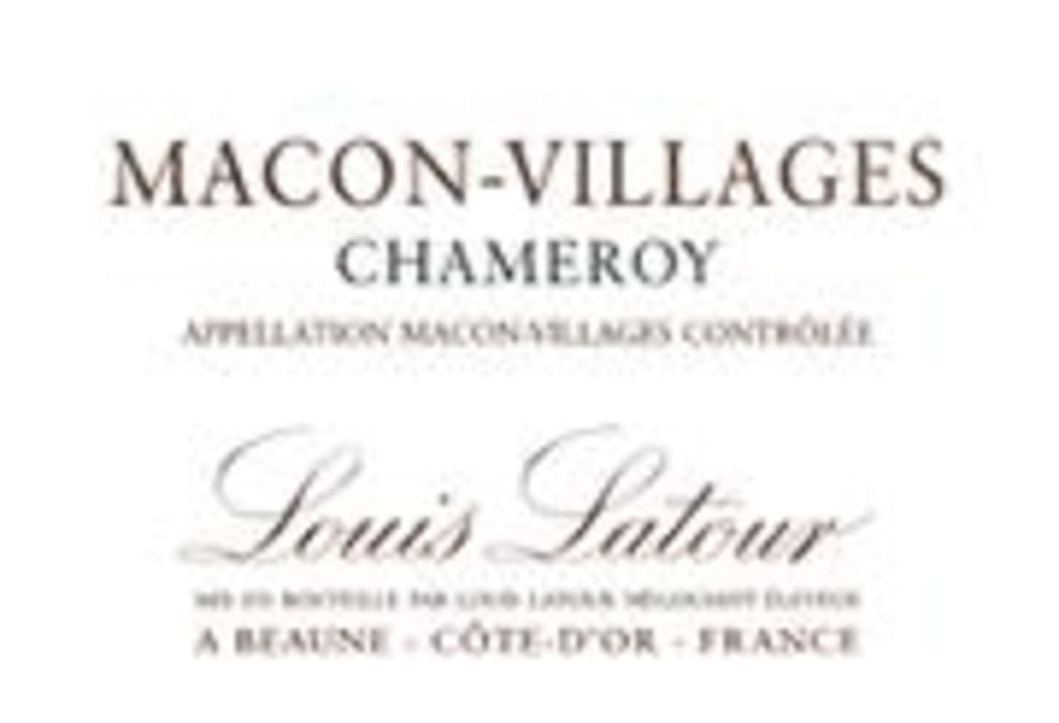 Louis Latour Macon-Villages Chameroy 1999 Front Label