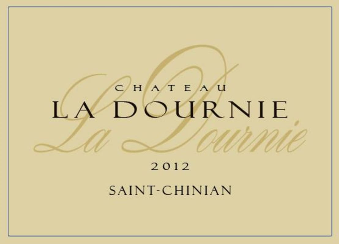 Chateau la Dournie Saint-Chinian 2012 Front Label