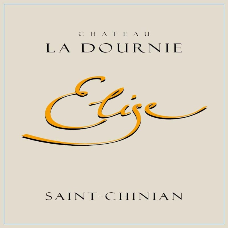 Chateau la Dournie Saint-Chinian Elise 2013 Front Label