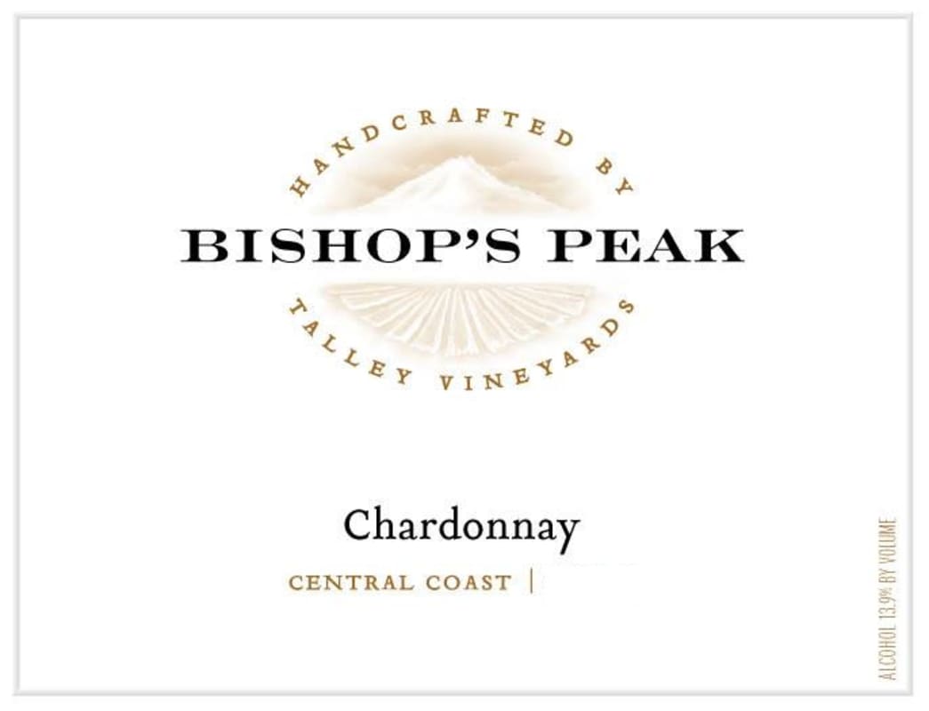 Bishop's Peak Chardonnay 2012 Front Label