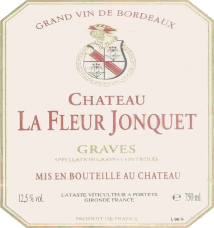 Chateau La Fleur Jonquet Graves 2006 Front Label